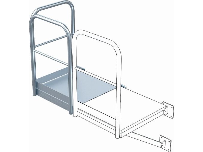 10220 zakladni podesta 800x860 mm pozink