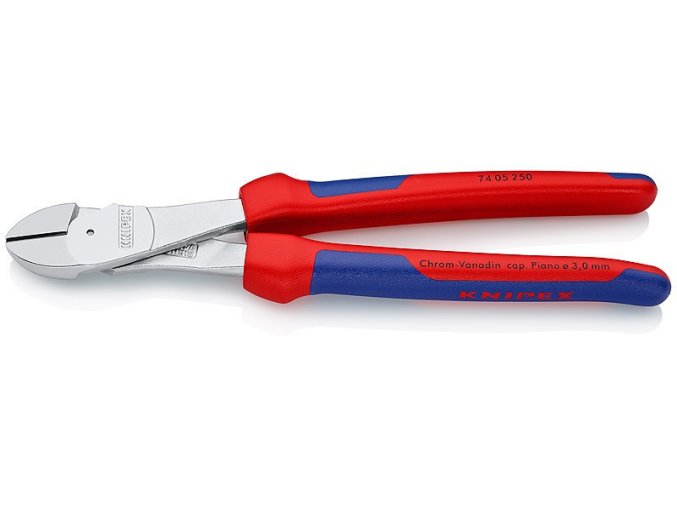 Silové boční štípací kleště chromované 250 mm - 7405250