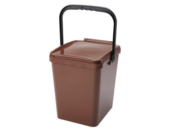 vyr 34274649 5 1 plastovy odpadkovy kos na trideni odpadu URBA hnedy BIO