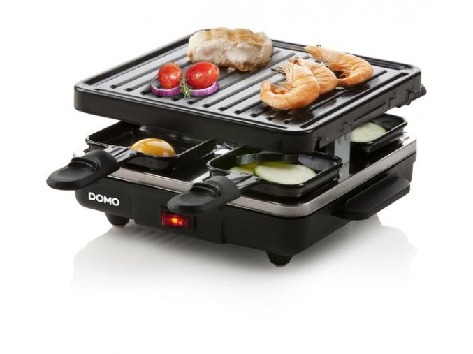 Raclette gril pro 4 - DOMO DO9147G, pro 4 lidi, 600W