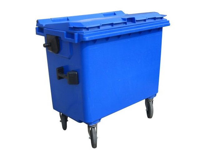 Plastový kontejner 660 l. - modrý