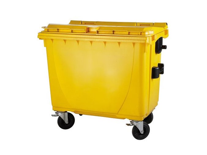 Plastový kontejner 660 l. - žlutý