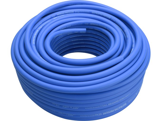hadice vzduchová, guma, 1/4' (6/12mm), 50m
