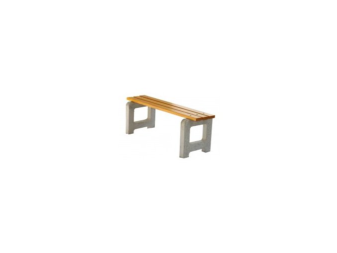 Betonová lavička Max (Délka latí 1950 mm, Typ betonu vymývaný, Typ ukotvení klasické (šrouby))
