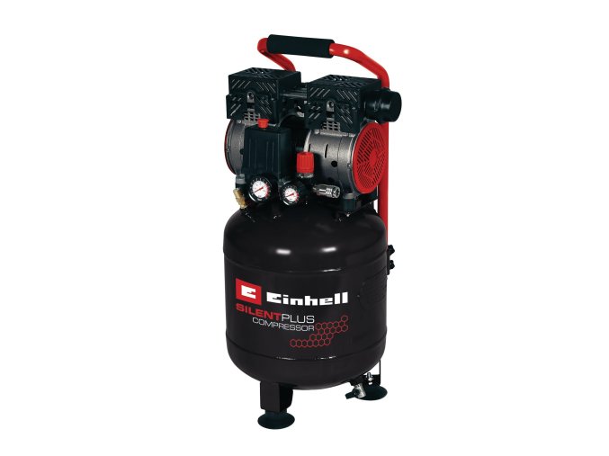 Einhell Expert Plus TE-AC 24 Kompresor tichý olejový dvoupístový 750W, 8bar, vzdušník 24l