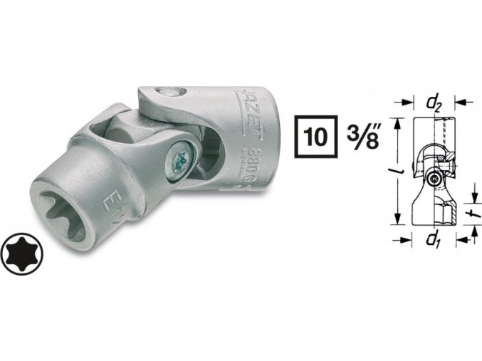 Nástrčné klíče TORX® 880G-E8 Hazet