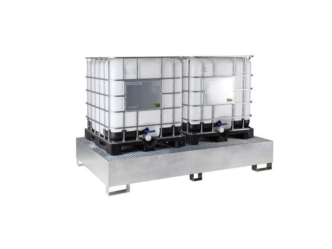 vyr 1173594 Z 01 ocelova zachytna vana s rostem pro IBC kontejner