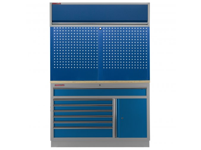 Dílenská sestava PROFI BLUE, 1360 x 495 x 2000 mm - MTGC1371BAL