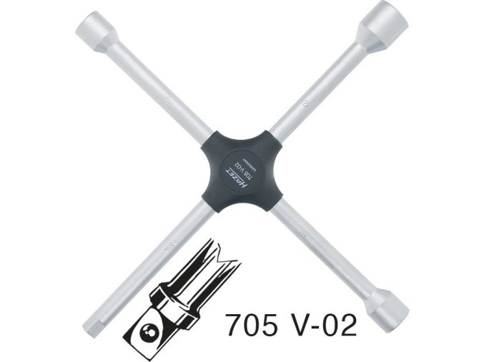 Křížový klíč 705V-02 Hazet