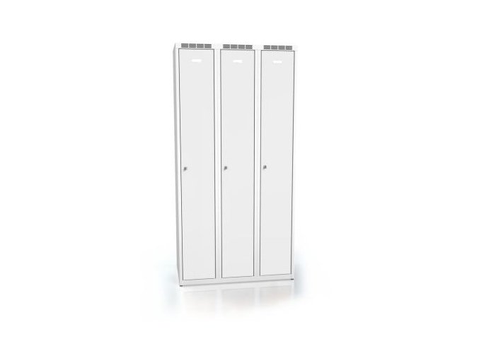 Šatní skříň š 900 mm - šedá