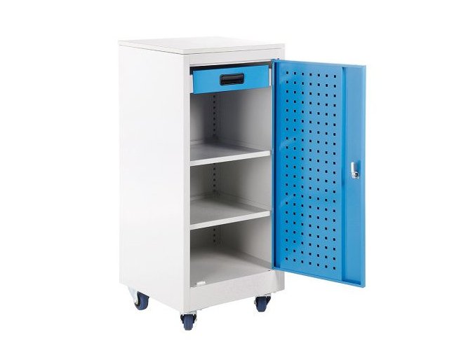 vyr 42567268 1 dilenska skrin na naradi s perforacemi a policemi