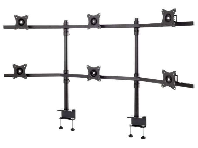 f 1653 0 Stolni drzak 6 monitoru profi Edbak SV17