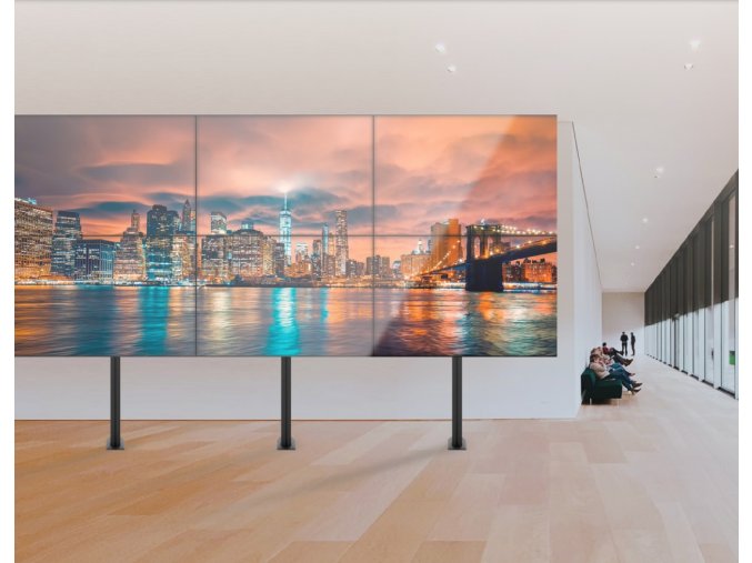 f 1496 0 Profesionalni podlahova televizni stena na 6 obrazovek Edbak VWSA3257L