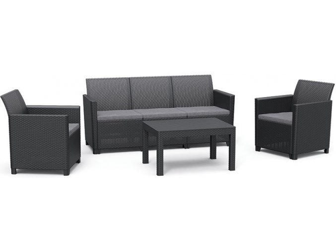 CLAIRE 5 SEATERS set - grafit