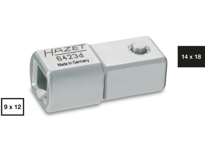 Nástrčný adaptér 9x12 mm x 14x18 mm, 6423D - HA057559