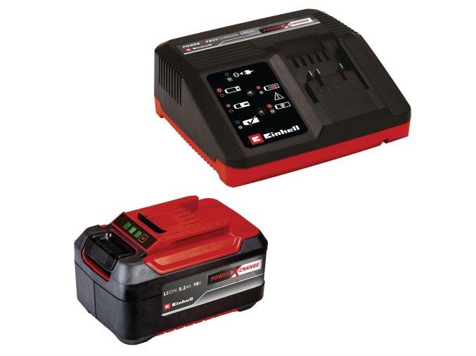 PXC startovací sada 5,2Ah & 4A Fastcharger