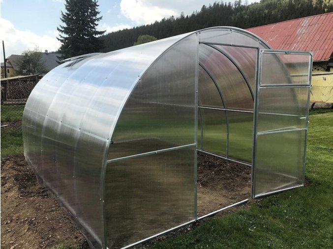 skleník zahr.PRESTIŽ 6x3m oblouk, polykarbonát