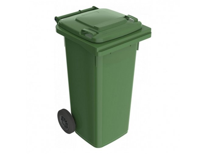 Plastová popelnice 120 l, zelená