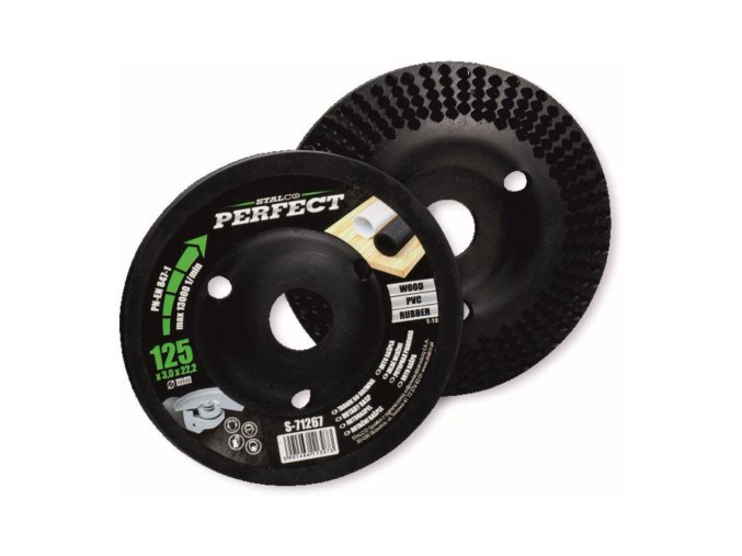 kotouč rotační rovný 125x3.0x22,2mm pro úhl.brusky STALCO