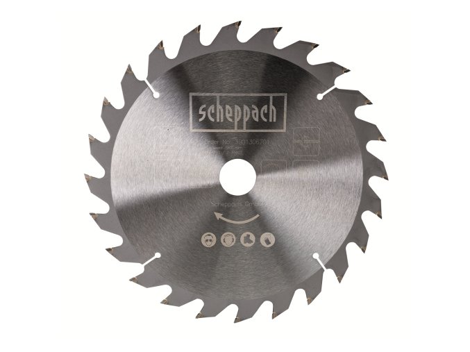 Scheppach Pilový kotouč TCT ( 250 x 30 x 2,8 mm, 24 Z )