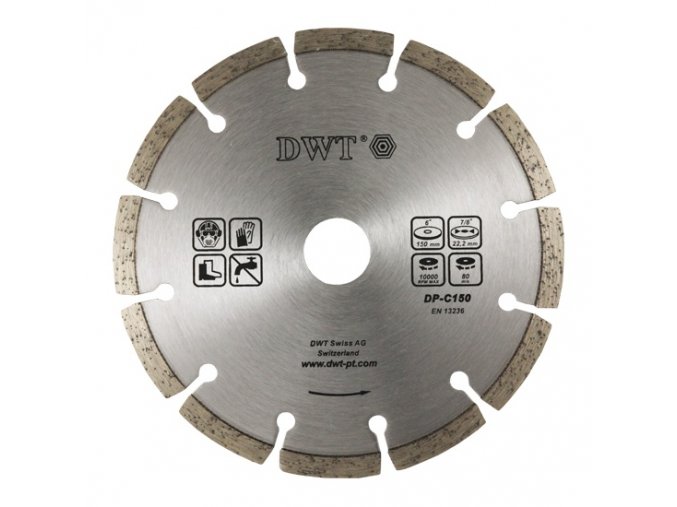 DWT diamantový segmentovaný kotouč 180 mm (abrazivní materiály)