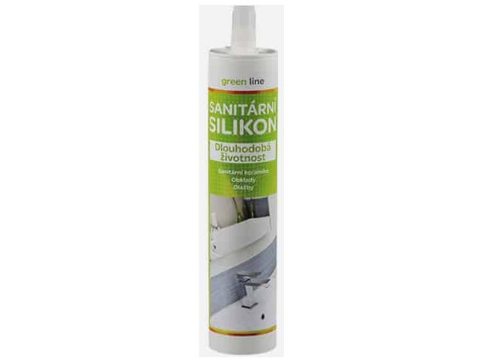 silikon sanitární 280ml BÍ GREEN LINE