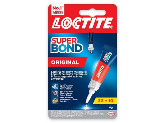 lepidlo vteřinové 3g SUPER ATTAK UN. / 4g SUPER BOND ORIGINAL