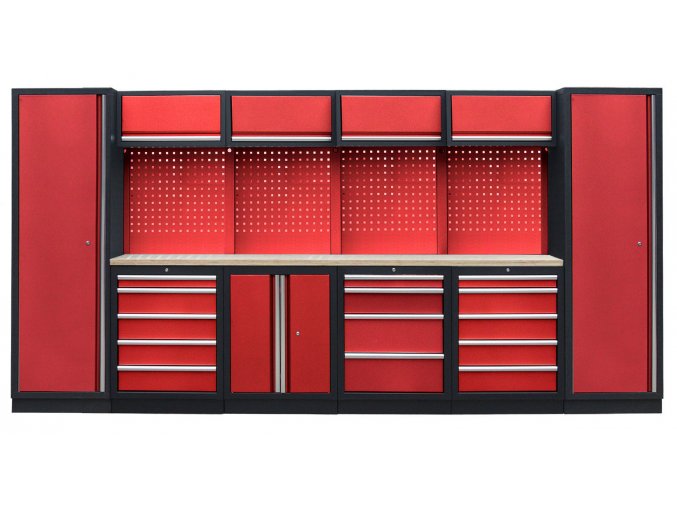 Kvalitní PROFI RED dílenský nábytek 3920 x 495 x 2000 mm - RTGS1300AA
