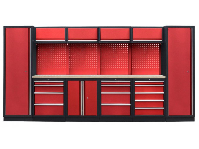 Kvalitní PROFI RED dílenský nábytek 3920 x 495 x 2000 mm - RTGS1300A8