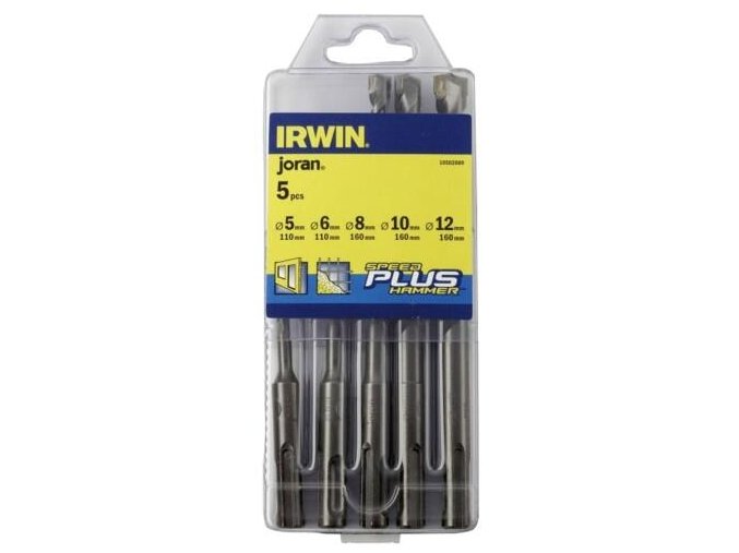 vrták stav. sada SPEEDHAMMER PLUS 5,0-12,0mm 5díl. IRWIN