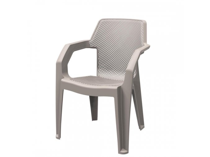 Mega Plast, plastové křeslo MAREA polyratan, capuccino + AKCE 2+2 ZDARMA