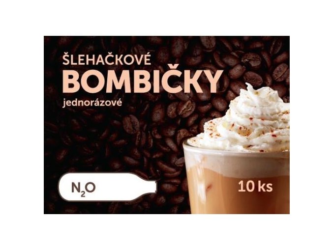 bombička šlehačka náplň jednorázová (10ks)