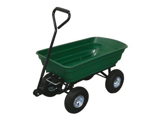 vozík zahradní sklápěcí 70l, korba 94x50,5x21cm