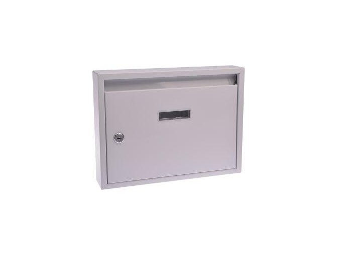 schránka poštovní paneláková 320x240x60mm BÍ bez děr