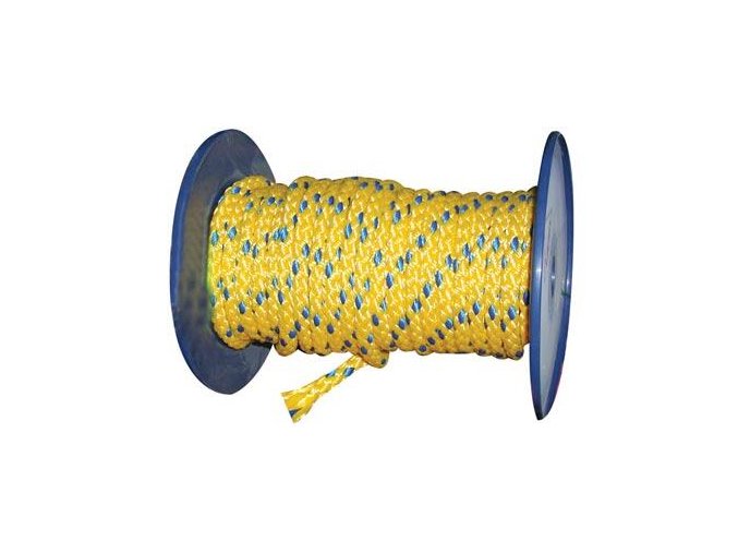 lano PPV bez jádra 12mm barevné pletené (100m)