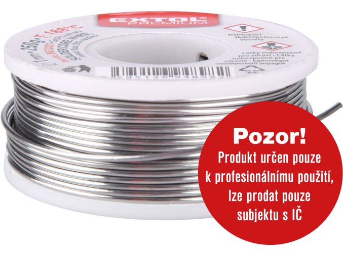 drát pájecí trubičkový Sn60/Pb40, O 1mm, 100g