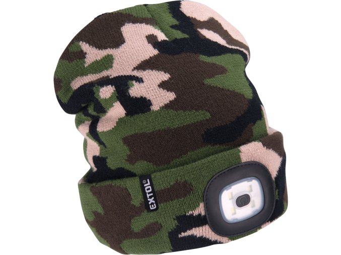 cepice s celovkou 4x45lm usb nabijeni maskovaci univerzalni velikost 100 acryl img 43464 fd 99