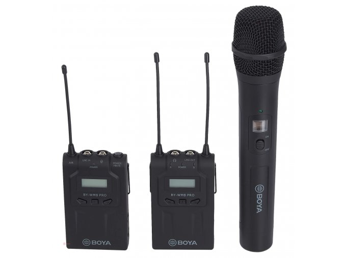 Mikrofon BOYA BY-WM8 PRO-K4 ruční, bezdrátový set