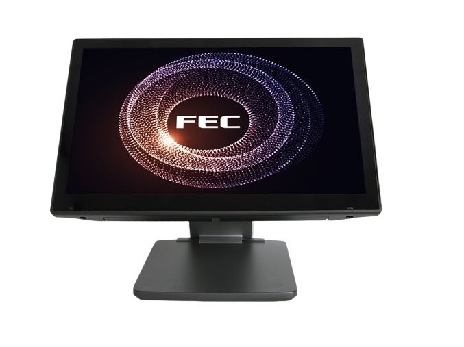 Dotykový monitor FEC XM-3015 15" LED LCD, PCAP, USB, VGA/HDMI, bez rámečku, stojan XPPC, černo-stříbrný