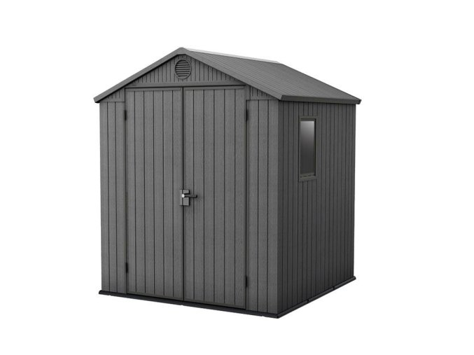 Zahradní domek Keter Darwin 6 x 6 šedý, s podlahou