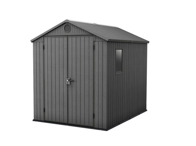 Zahradní domek Keter Darwin 6 x 8 šedý, s podlahou