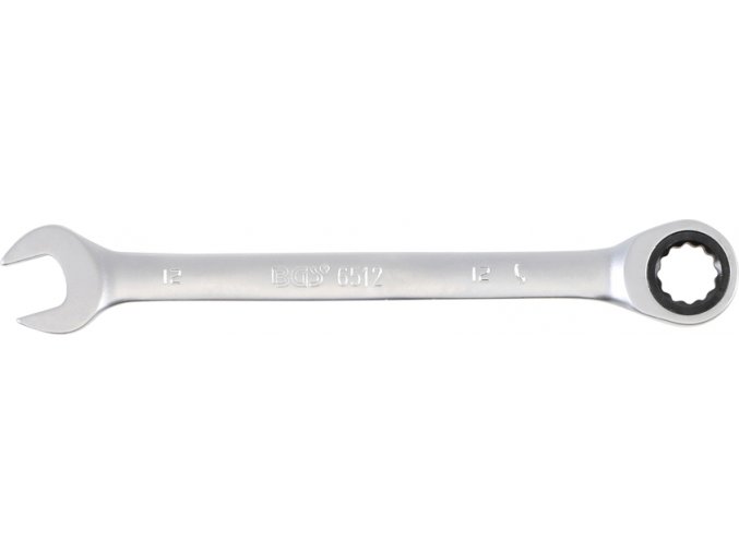 Očkoplochý ráčnový klíč, 12 mm - B6512
