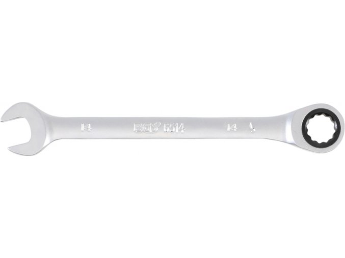 Očkoplochý ráčnový klíč, 14 mm - B6514