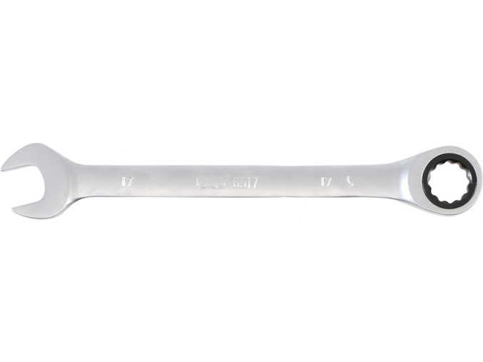 Očkoplochý ráčnový klíč, 17 mm - B6517