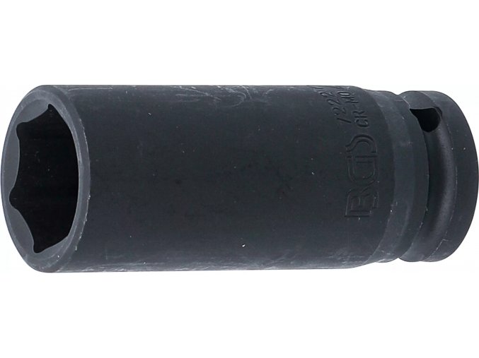 Rázový nástrčný klíč, šestihranný, 1/2", 22 mm - B7222