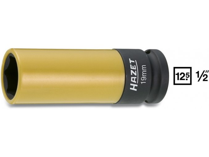 Vnitřní nástrčný klíč silový 1/2" 19 mm 6-hr. Hazet - HA045839