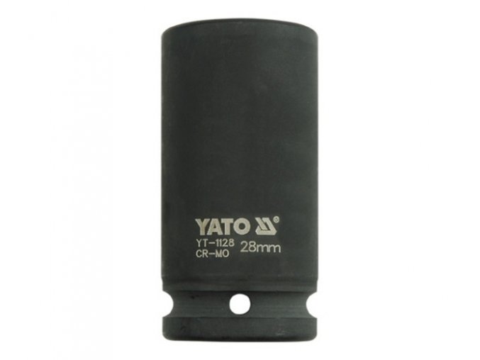 Kovaný vnitřní nástrčný klíč hluboký 3/4" šestihranný 28 mm CrMo YATO - YT-1128
