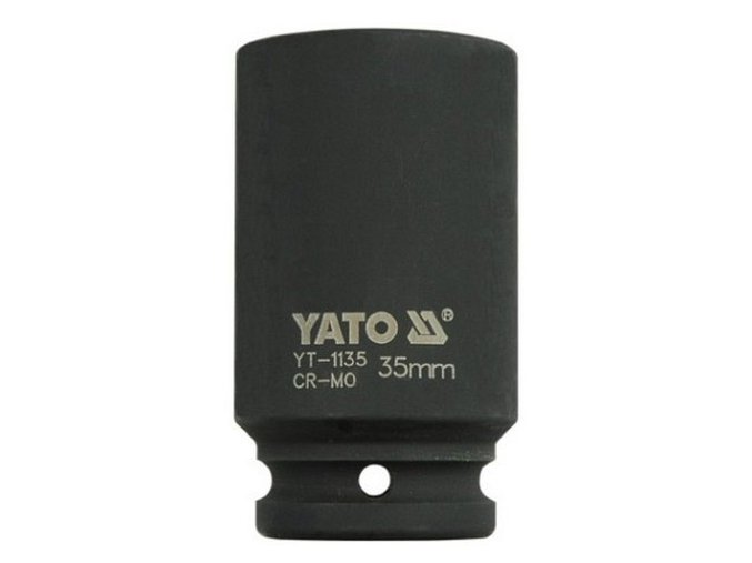 Kovaný vnitřní nástrčný klíč hluboký 3/4" šestihranný 35 mm CrMo YATO - YT-1135