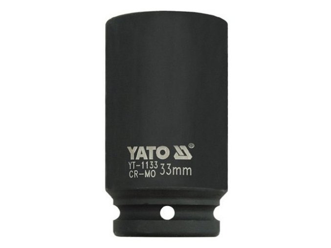 Kovaný vnitřní nástrčný klíč hluboký 3/4" šestihranný 33 mm CrMo YATO - YT-1133