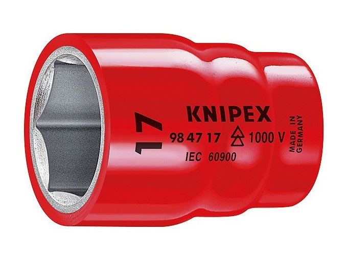 Vnitřní nástrčný klíč 1/2" šestihranný 17mm Knipex - 984717